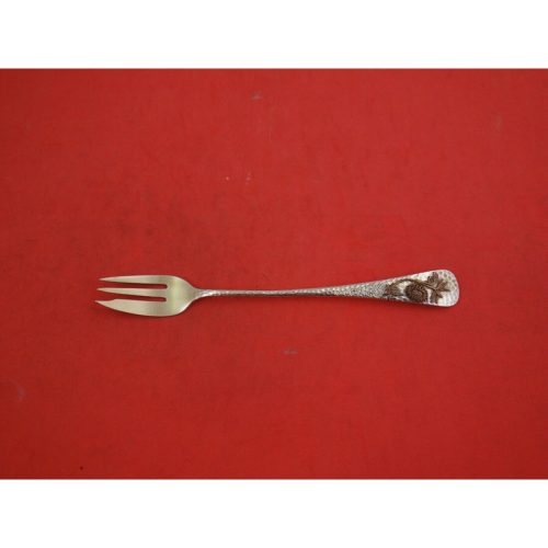 Antique Hammered and Applied by Gorham Sterling Cocktail Fork FW Frosted Tines