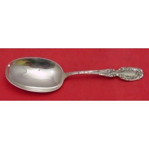 Cat Tails by Frank Whiting Sterling Vegetable Serving Spoon Large 8 7/8″
