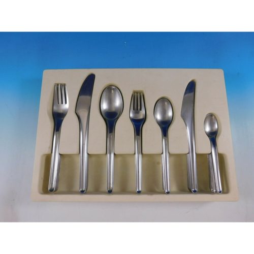 Frigast Denmark Stainless Steel Flatware Set Service 42 pcs Estate Modern