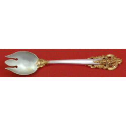 Grande Baroque Gold Accents by Wallace Sterling Ice Cream Fork 6 1/8″ Custom
