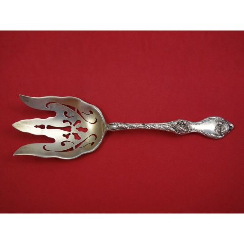 Les Cinq Fleurs by Reed and Barton Sterling Salad Serving Fork GW Pcd 7 3/4″