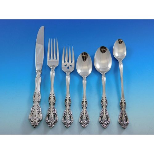 Michelangelo by Oneida Stainless Steel Flatware Set for 8 Service 55 pcs estate