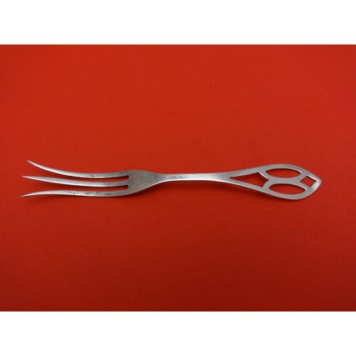 Pattern Unknown by Webster Sterling Strawberry Fork with Splayed Tines 4 7/8″