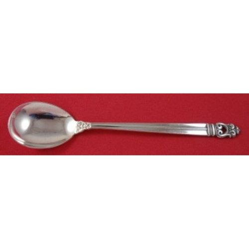 Royal Danish by International Sterling Olive Spoon Not Pierced Original 5 7/8″