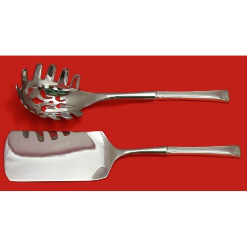 Serenity by International Sterling Italian Pasta Server Set 2pc HHWS  Custom