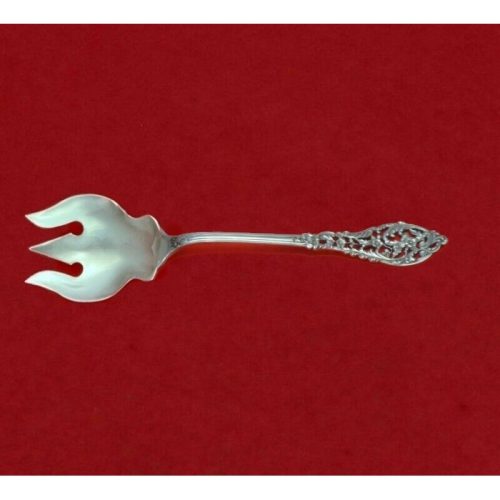Trianon Pierced by Dominick and Haff Sterling Ice Cream Fork Chantilly Custom 6″