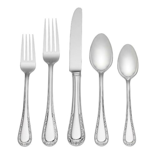 Venetian Lace by Lenox Stainless Steel Flatware Set Service for 6 New 30 pieces