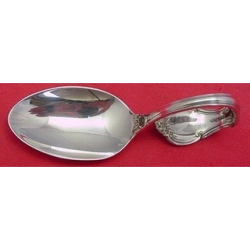 Wild Rose by International Sterling Baby Spoon Bent Handle Custom Made