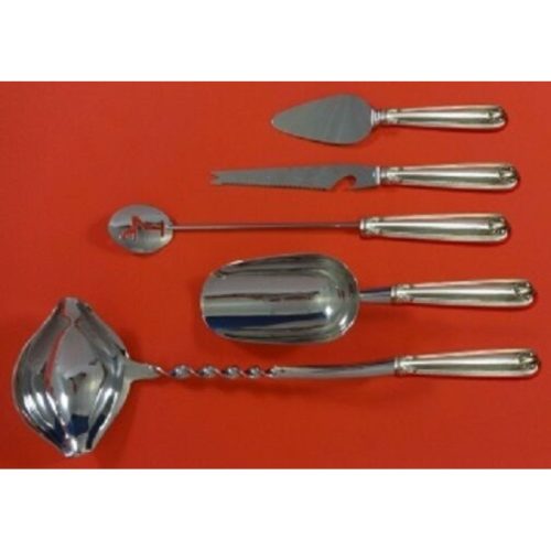 Benjamin Ben Franklin by Towle Sterling Cocktail Party Serving Set 5pc Custom