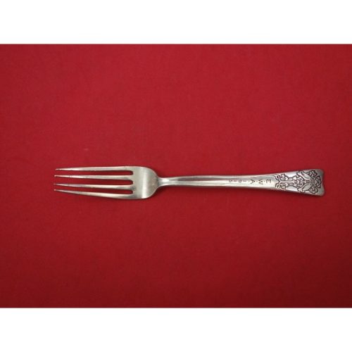 Lap Over Edge Acid Etched by Tiffany Sterling Breakfast Fork w/ Morning Doves