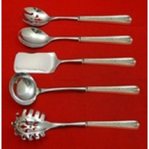 Lexington Engraved By Dominick and Haff Sterling Hostess Serving Set 5pc Custom