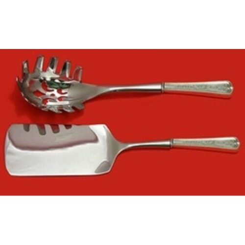 Lexington Engraved By Dominick and Haff Sterling Italian Serving Set 2pc Custom