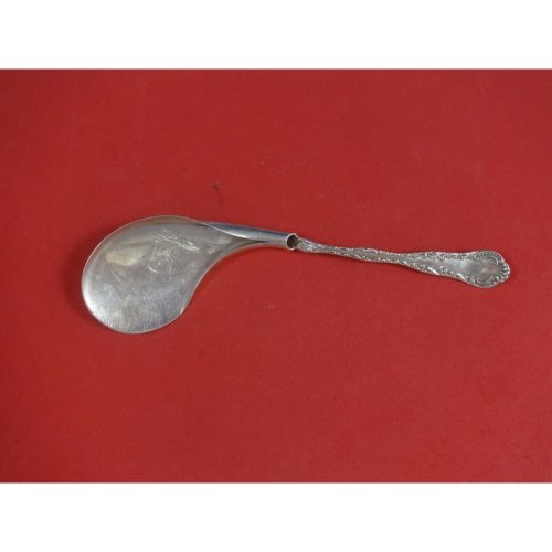 Louis XV by Wood & Hughes Sterling Poached Oyster Server Bright-Cut 10 1/4″