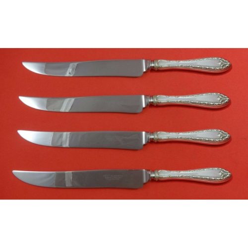 Marie Antoinette by Dominick Haff Sterling Steak Knife Set Texas Sized Custom