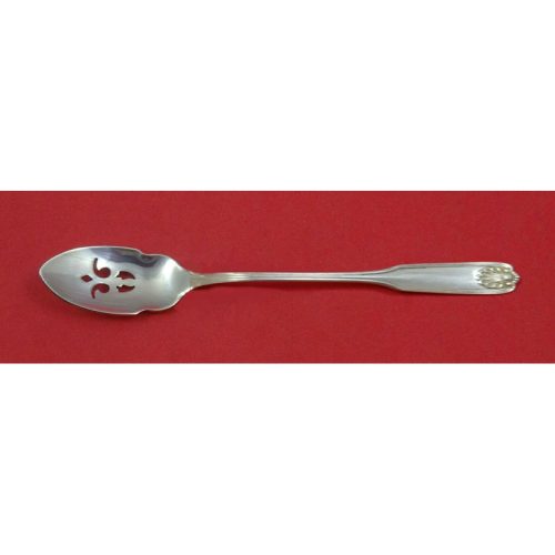 Benjamin Ben Franklin by Towle Sterling Olive Spoon Pierced Long 8 1/8″ Custom