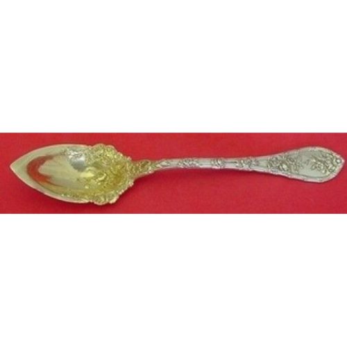 Dauphin by Durgin-Gorham Sterling Grapefruit Spoon Goldwashed Fancy 5 3/4″