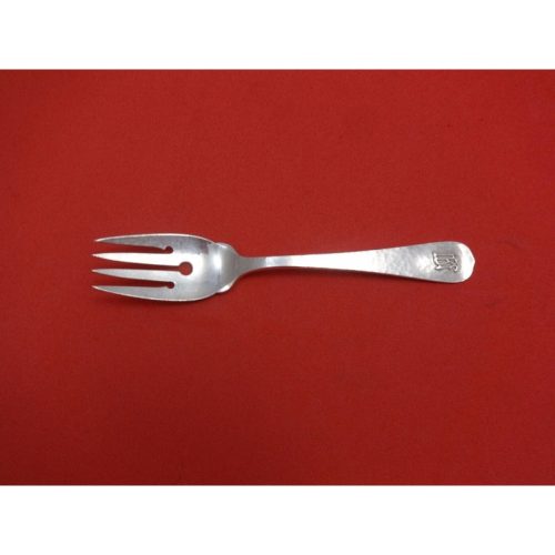 Lebolt #1 by Lebolt Sterling Salad Fork with Applied Mono “Ibf” & Hole 6 1/4″