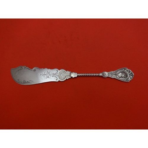 Medallion by Wood & Hughes Sterling Master Butter FH Brite-Cut Twist 7 3/8″