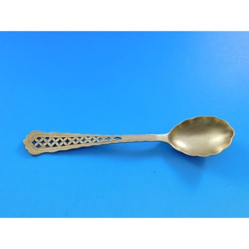 Mixed Metals by Tiffany & Co. Sterling Demitasse Spoon Vermeil w/Pierced Flowers
