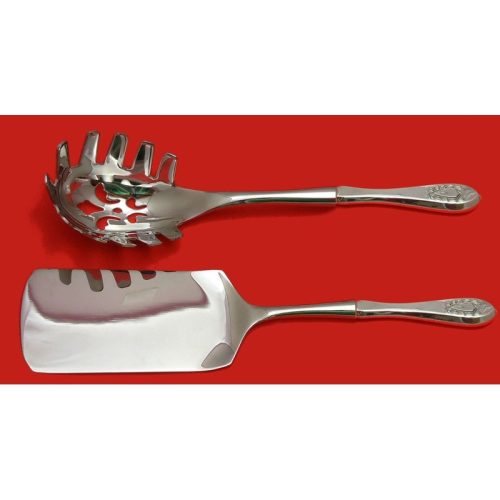 Napoleon by International Sterling Italian Pasta Server Set 2pc HHWS Custom