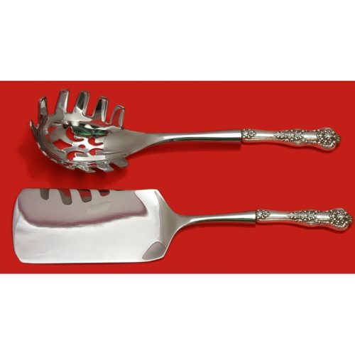 New King by Dominick & Haff Sterling Italian Pasta Server Set 2pc HHWS Custom