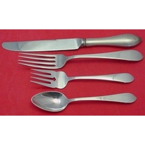 Pointed Antique By Reed Barton Dominick Haff Sterling Dinner Size Setting 4pc