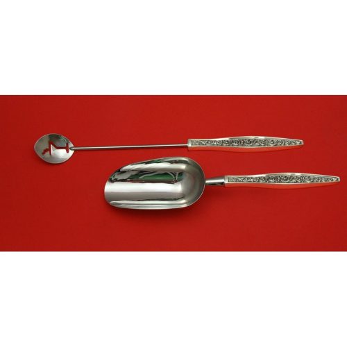 Renaissance Scroll by Reed & Barton  Sterling Bar Set 2pc HHWS Custom Made