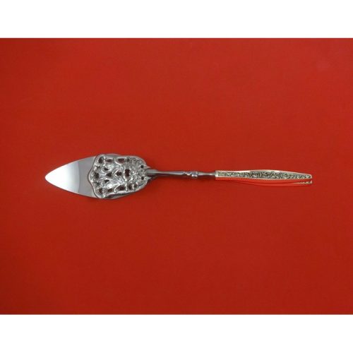 Renaissance Scroll by Reed & Barton Sterling Pastry Tongs HHWS  Custom 9 7/8″