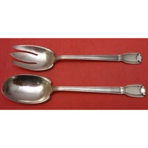 Castilian by Tiffany and Co Salad Serving Set Rare Copper Sample 10 1/4″