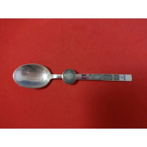 Christmas Theme by Michelsen Sterling Teaspoon Spoon of the Month #2 Enamel