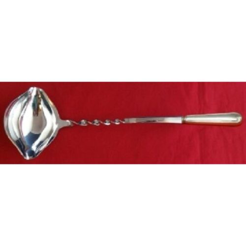 Fiddle Thread By Frank Smith Sterling Punch Ladle w/ Twist Handle 13 3/4″ Custom