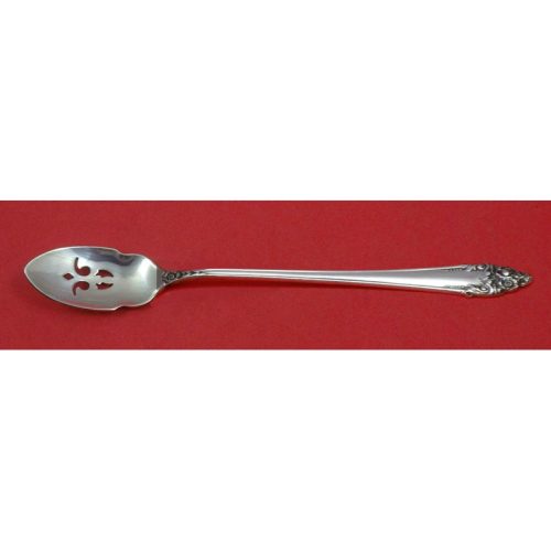 Fragrance by Reed and Barton Sterling Olive Spoon Pierced Long 7 3/8″ Custom