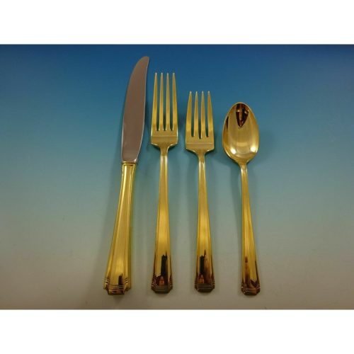 John and Priscilla Gold By Westmorland Sterling Regular Size Place Setting(s)