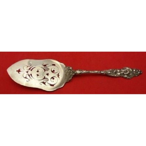 Les Six Fleurs By Reed and Barton Sterling Pie Server FHAS Pierced 10 1/2″