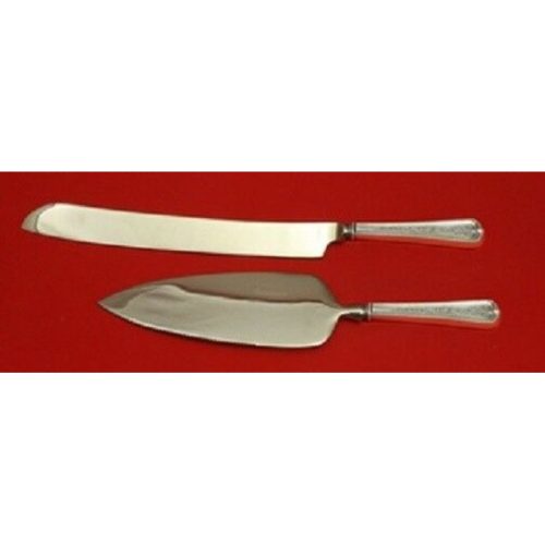 Lexington Engraved By Dominick and Haff Sterling Wedding Cake Set HH 2p Custom