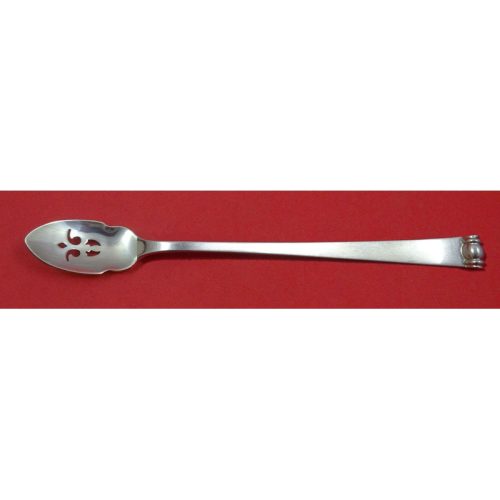 Modern Georgian by Allan Adler Sterling Olive Spoon Pierced Long 7 5/8″ Custom