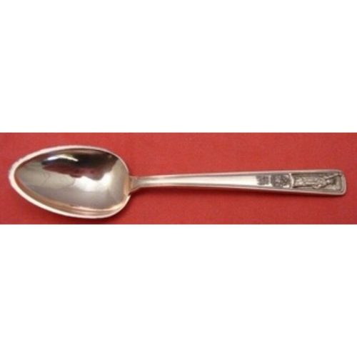 New York City by Tiffany & Co. Copper Sample Demitasse Spoon w/Statue 4 3/8″