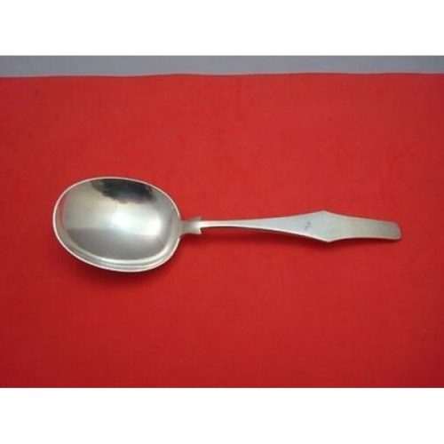 Pattern Unknown by Porter Blanchard Sterling Vegetable Serving Spoon 9 3/4″