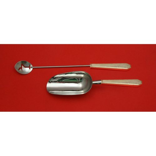 Queen Anne Plain by Dominick & Haff Sterling Bar Set 2pc HHWS  Custom Made