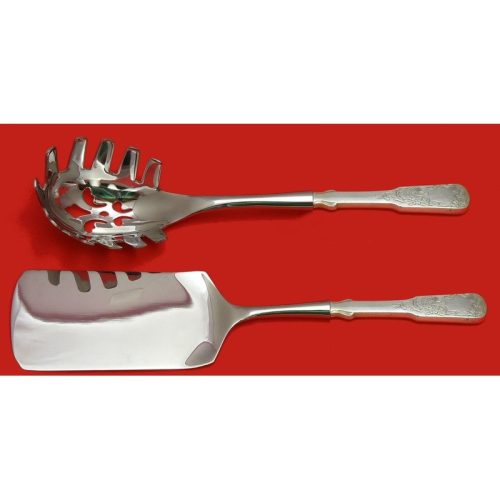 Sixteen-Ninety Engraved by Towle Sterling Italian Pasta Svr Set 2pc HHWS Custom