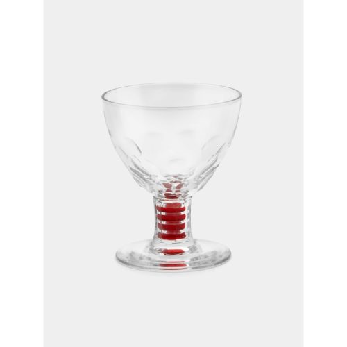 1930s Baccarat Crystal White Wine Glasses (Set 6)