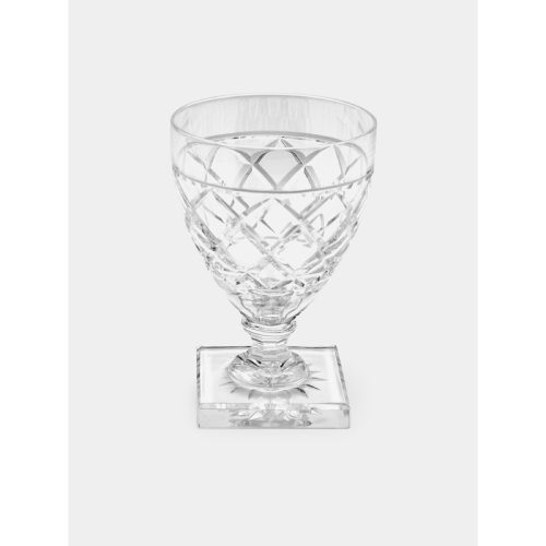 1930s Val Saint Lambert Crystal White Wine Glasses (Set of 8)