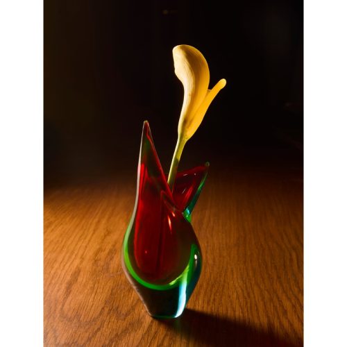 1950s Murano Glass Asymmetric Vase