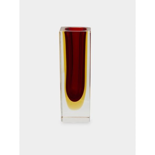 1950s Sommerso Murano Glass Bud Vase