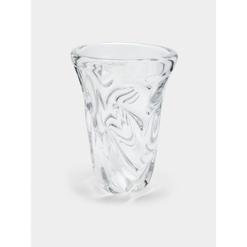 1950s Vannes Crystal Vase
