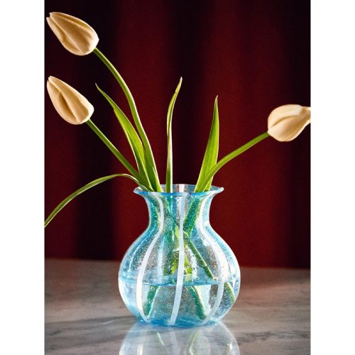 1950s Zanfirico Murano Glass Vase