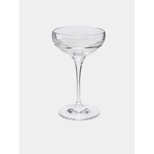 Circon Hand-Blown Crystal Large Champagne Coupes (Set of 2)