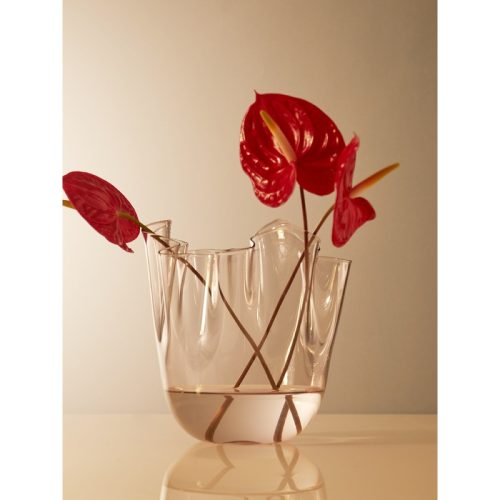 Fazzoletto Hand-Blown Murano Glass Medium Vase