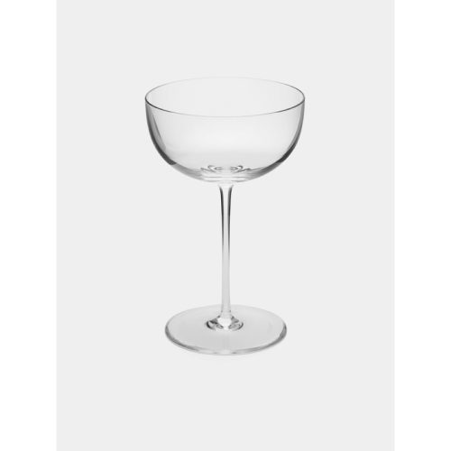 Hand-Blown Crystal Champagne Coupes (Set of 2)