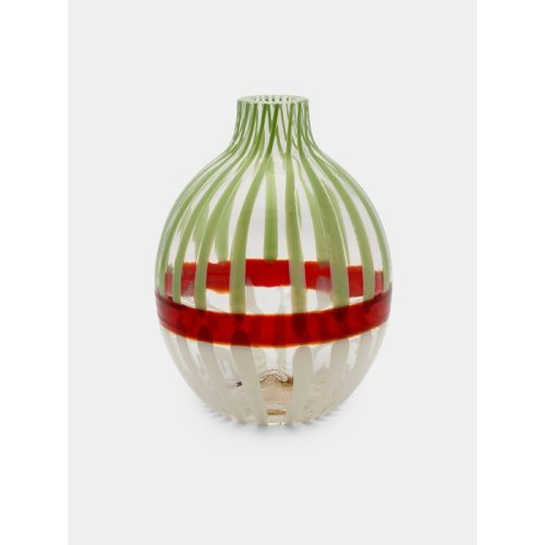 Hand-Blown Murano Glass Bud Vase